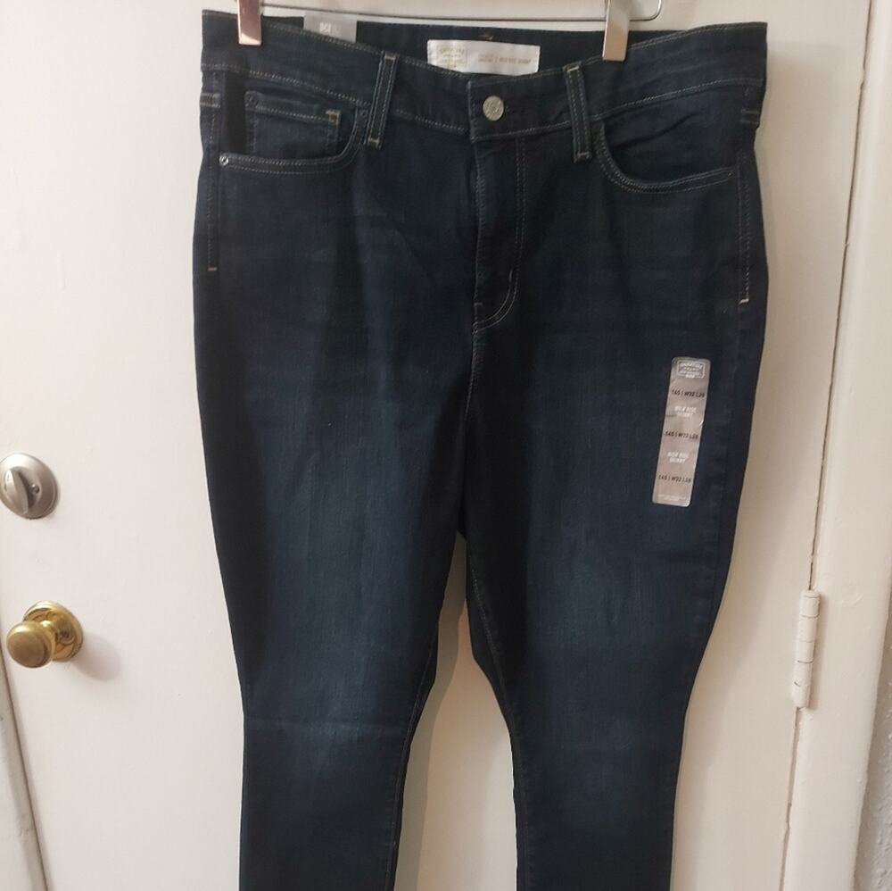 Levi's Signature Men’s High Rise Blue Skinny Jeans 32 NEW Western Casual Classic